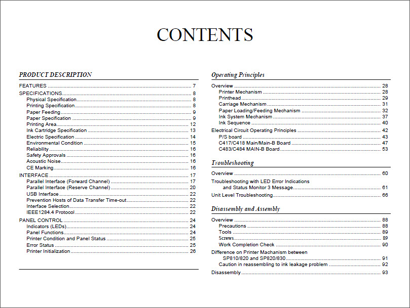 EPSON 830_820_810 Service Manual-2